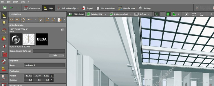 نسخه جدید Dialux